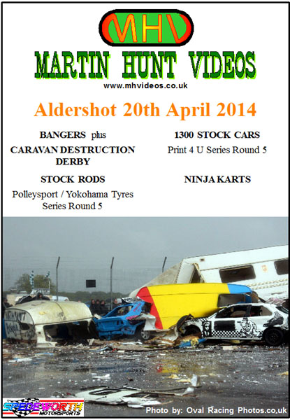 Aldershot 20th April 2014 Caravan Destruction Derby
