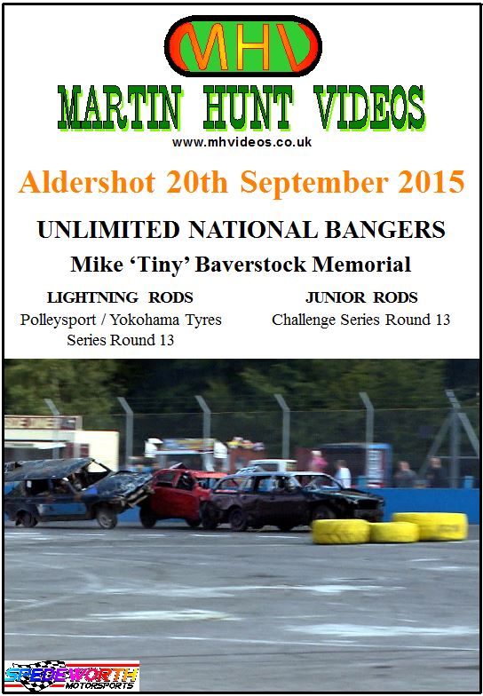Aldershot 20th September 2015 Unlimited Nat Banger Tiny Memorial