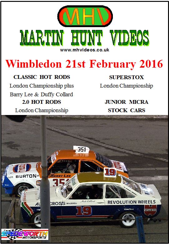 Wimbledon 21st February 2016 Barry Lee & Duffy Collard