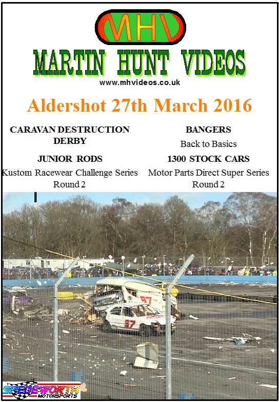Aldershot 27th March 2016 Caravan Destruction Derby