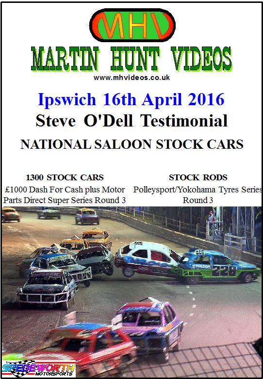 Ipswich 16th April 2016 Steve O'Dell Testimonial