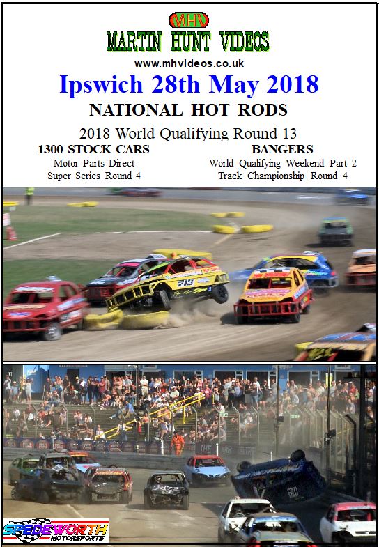 Ipswich 28th May 2018 National Hot Rods 1300 Stock Cars