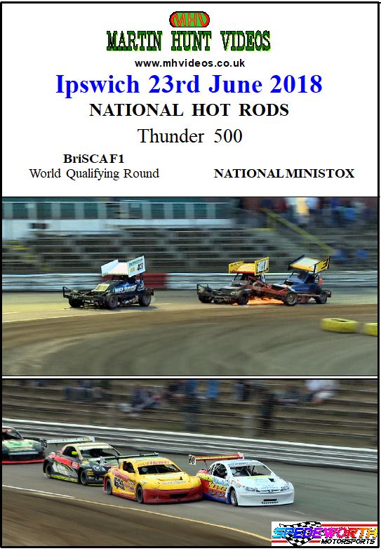 Ipswich 23rd June 2018 Thunder 500 Nat Rods BriSCA F1