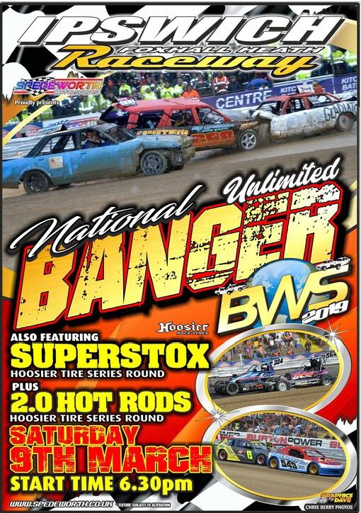 Ipswich 9th March 2019 Unlim Nat Bangers World Series