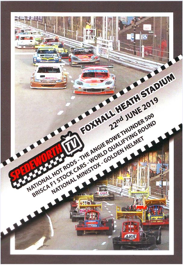 Ipswich 22nd June 2019 Thunder 500 Nat Rods BriSCA F1