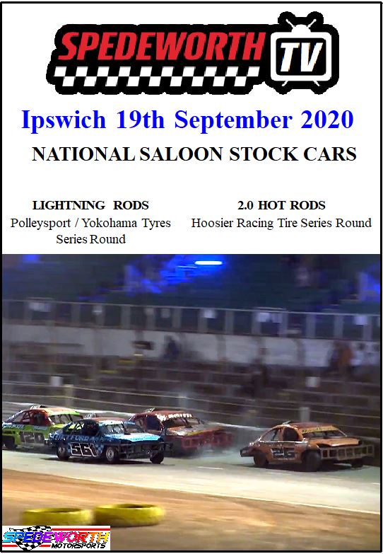 Ipswich 19th September 2020 National Saloon Stock Cars