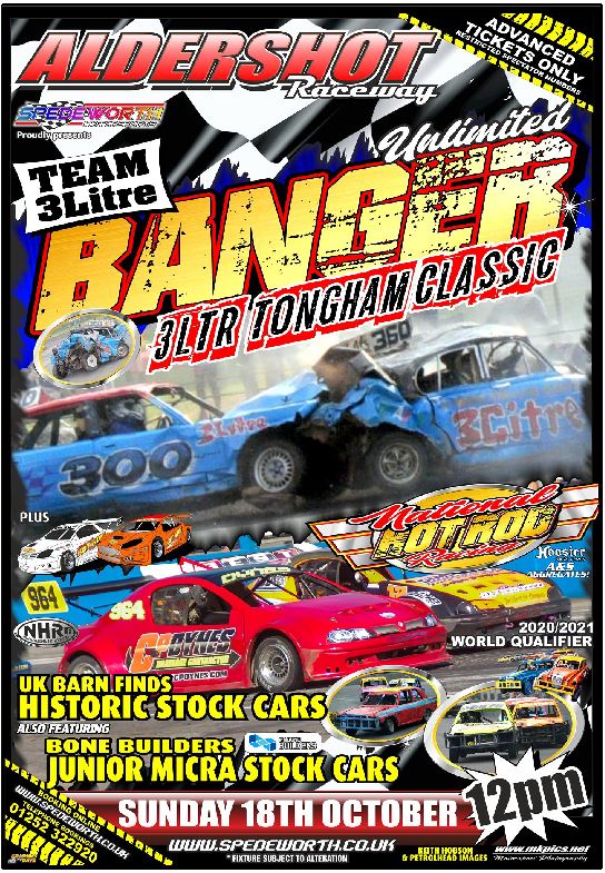 Aldershot 18th October 2020 National Hot Rods