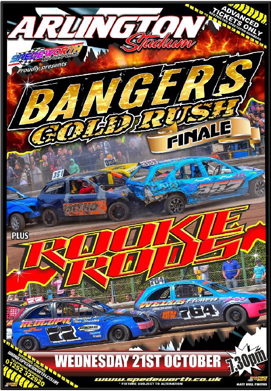Arlington 21st October 2020 Bangers Gold Rush Finale