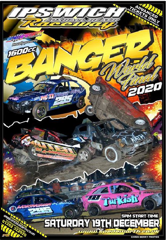 Ipswich 19th December 2020 Rookie Banger World Final