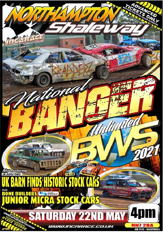 Northampton 22nd May 2021 National Bangers World Series