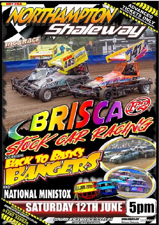 Northampton 12th June 2021 BriSCA F2
