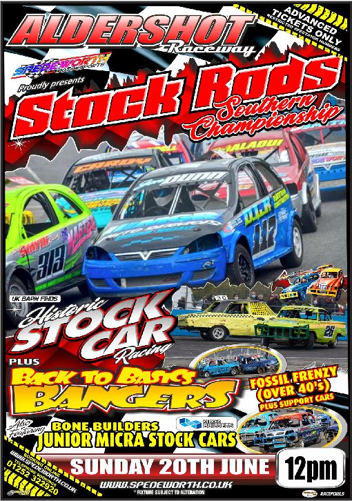 Aldershot 20th June 2021 Stock Rods Southern Championship