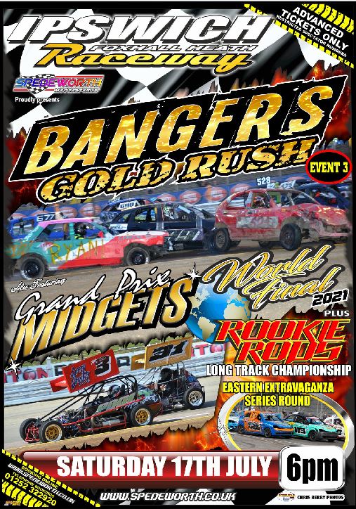 Ipswich 17th July 2021 Bangers Gold Rush