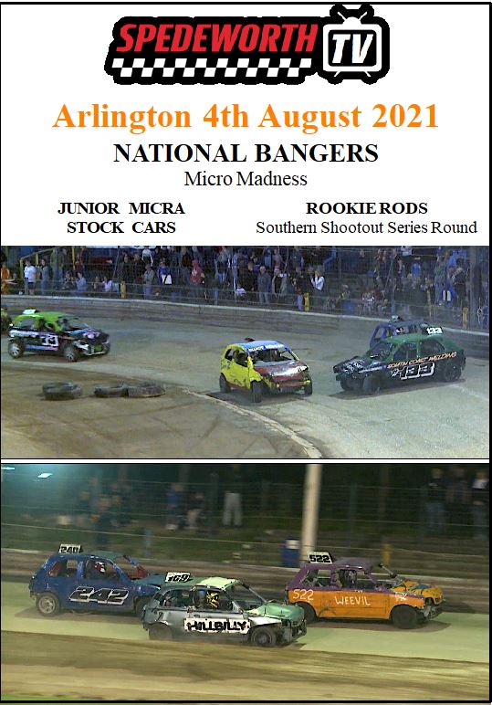 Arlington 4th August 2021 National Bangers Micro Madness