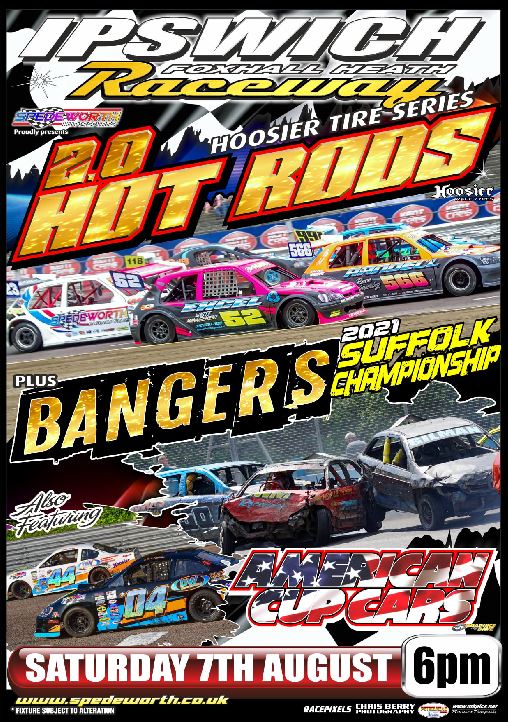 Ipswich 7th August 2021 Bangers Suffolk Championship