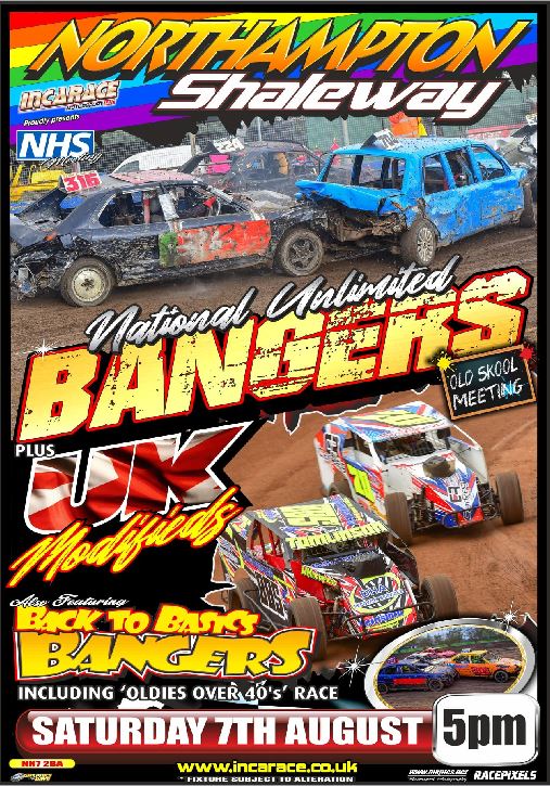 Northampton 7th August 2021 Unlimited National Bangers