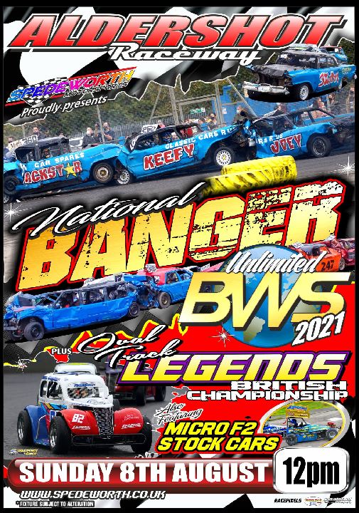 Aldershot 8th August 2021 National Bangers BWS Round