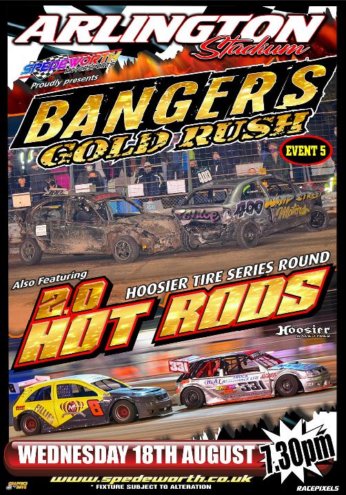 Arlington 18th August 2021 Bangers Gold Rush