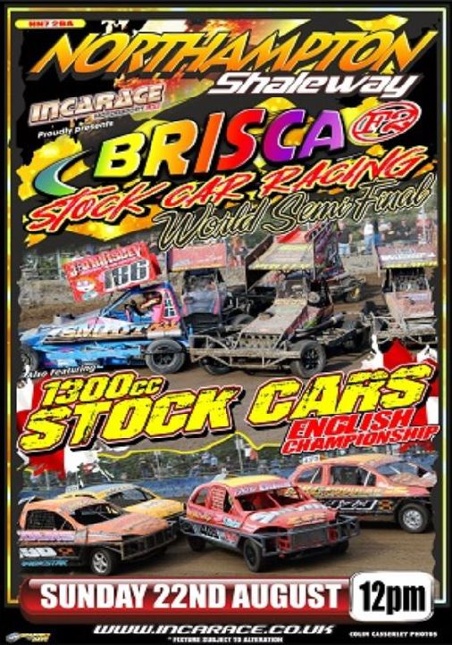 Northampton 22nd August 2021 BriSCA F2 World Semi Final
