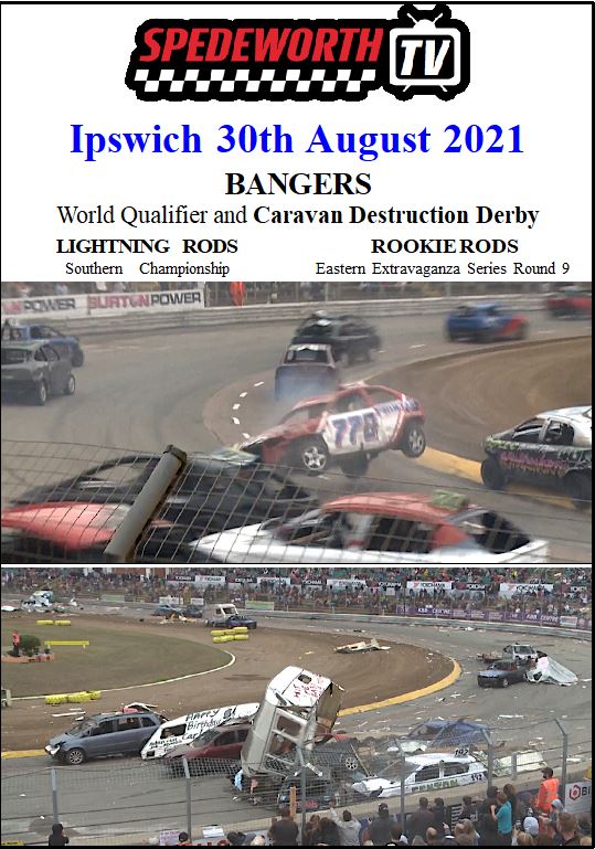 Ipswich 30th August 2021 Bangers Caravan Destruction Derby
