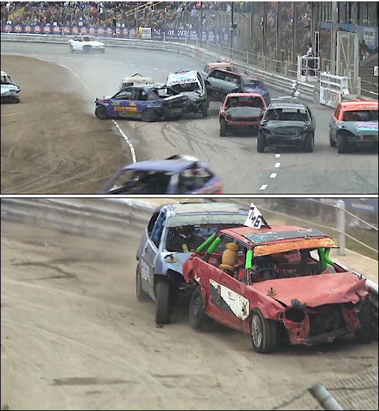 Ipswich 30th August 2021 Bangers Caravan Destruction Derby