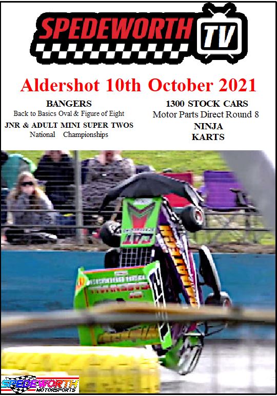 Aldershot 10th October 2021 Bangers Oval and Figure of Eight