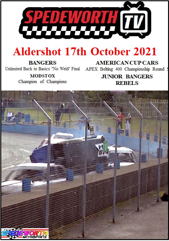Aldershot 17th October 2021 Bangers Unlimited Back to Basics