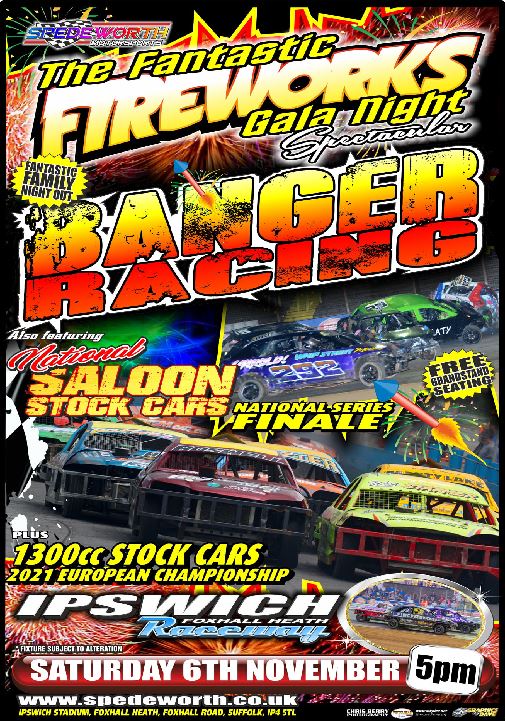 Ipswich 6th November 2021 Gala Night