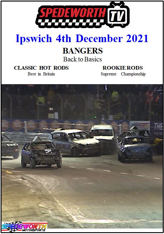 Ipswich 4th December 2021 Bangers Back to Basics