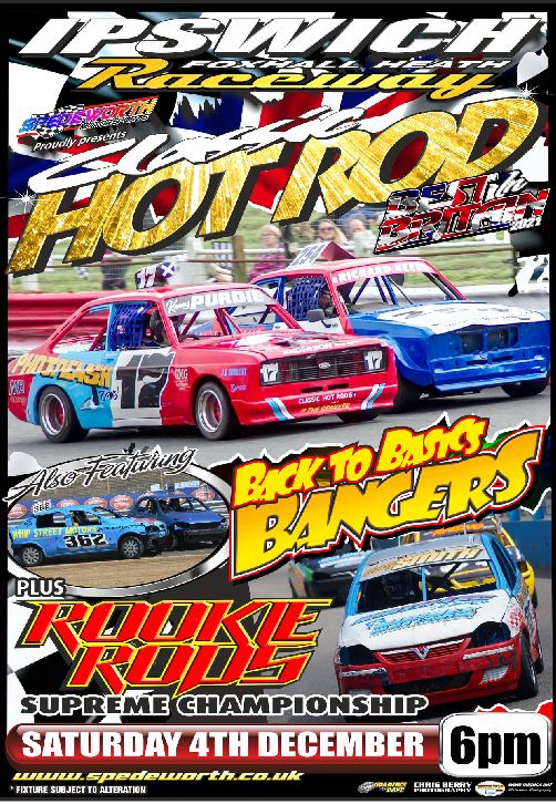 Ipswich 4th December 2021 Bangers Back to Basics