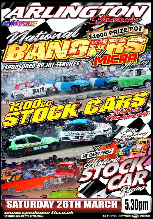 Arlington 26th March 2022 National Bangers All Micras