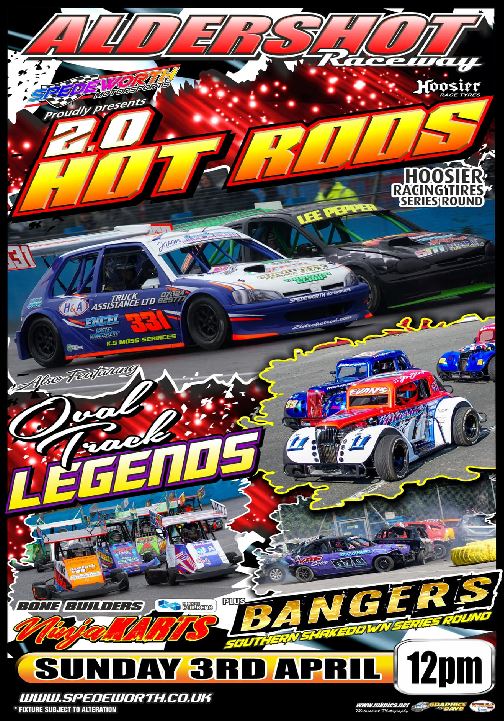Aldershot 3rd April 2022 Bangers 2.0 Hot Rods