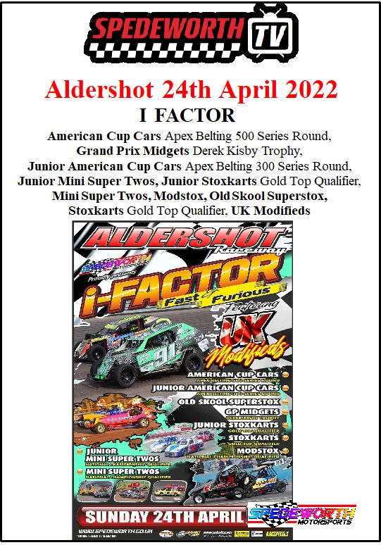 Aldershot 24th April 2022 I-Factor