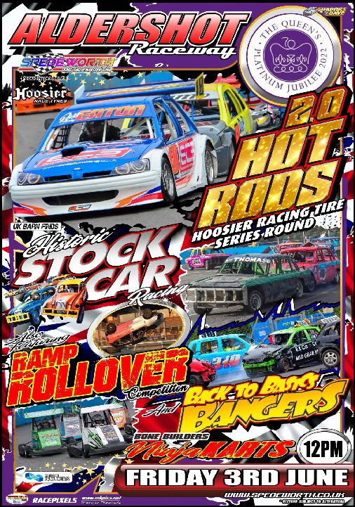 Aldershot 3rd June 2022 Bangers plus Ramp Roll-Over