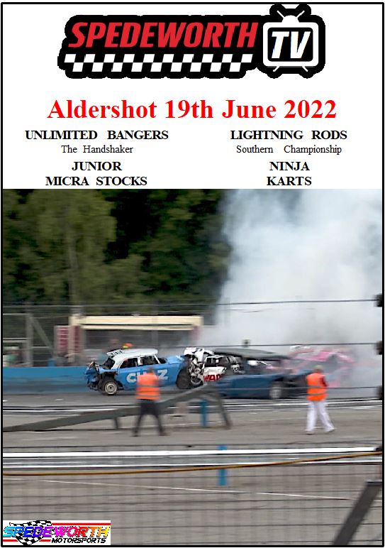Aldershot 19th June 2022 Unlimited Bangers Handshaker