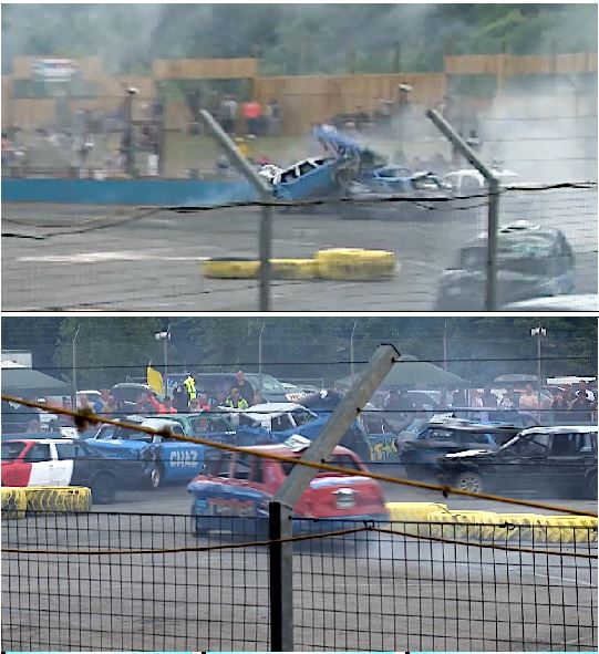 Aldershot 19th June 2022 Unlimited Bangers Handshaker