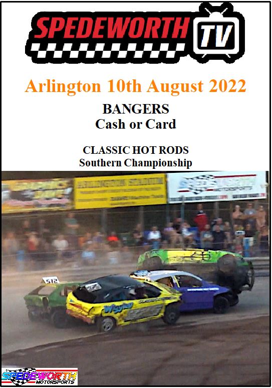 Arlington 10th August 2022 Bangers Cash or Card