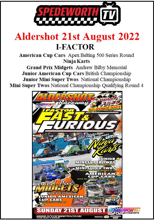 Aldershot 21st August 2022 I-Factor