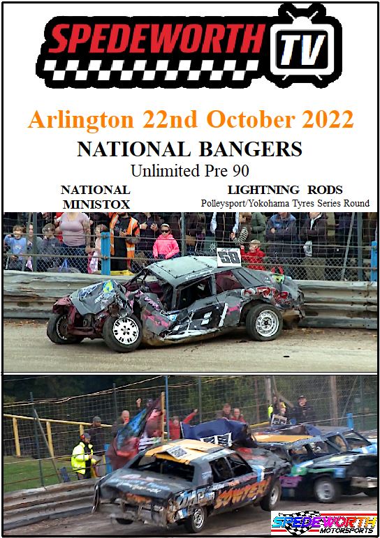 Arlington 22nd October 2022 Unlimited Pre 1990 Nat Bangers