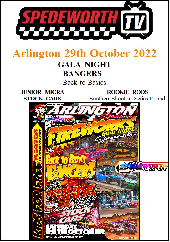 Arlington 29th October 2022 Gala Night