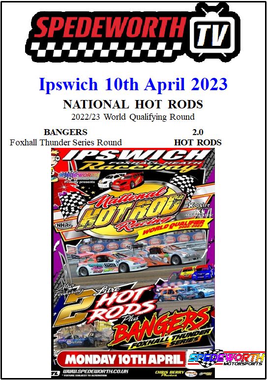 Ipswich 10th April 2023 National Hot Rods