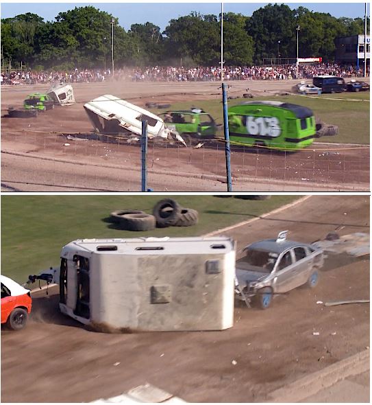 Arlington 29th May 2023 Caravan Destruction Derby