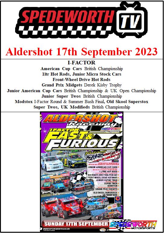 Aldershot 17th September 2023 I-Factor