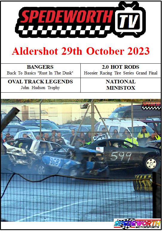Aldershot 29th October 2023 Season Finale Bangers