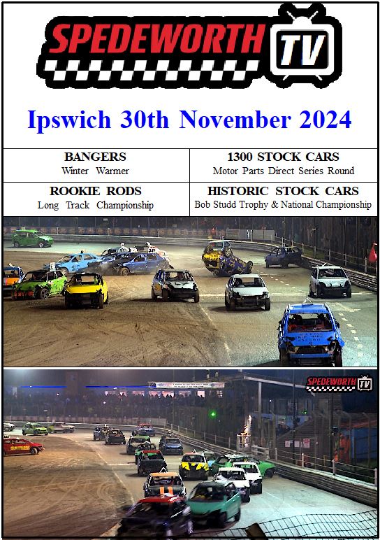 Ipswich 30th November 2024 Bangers 1300 Stocks