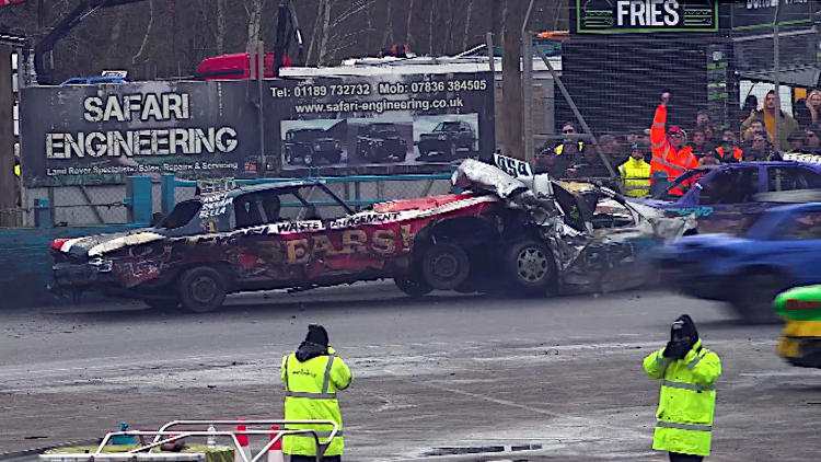 Aldershot 9th February 2025 Unlimited Banger World Series
