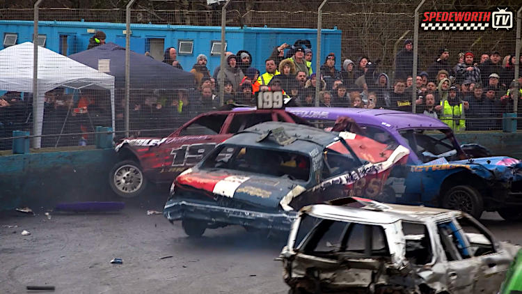 Aldershot 9th February 2025 Unlimited Banger World Series
