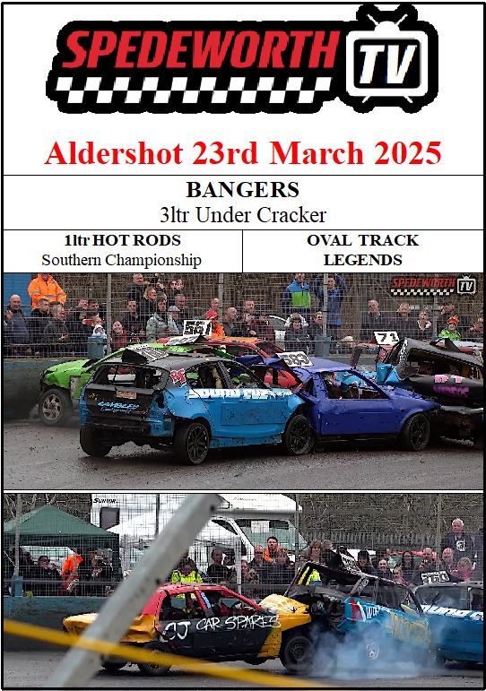 Aldershot 23rd March 2025 Bangers Undercracker