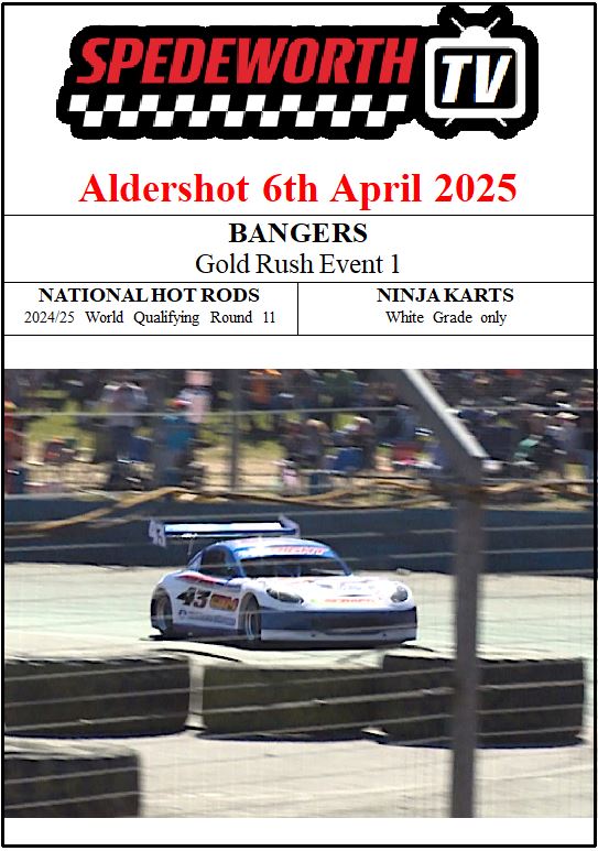 Aldershot 6th April 2025 National Hot Rods Bangers