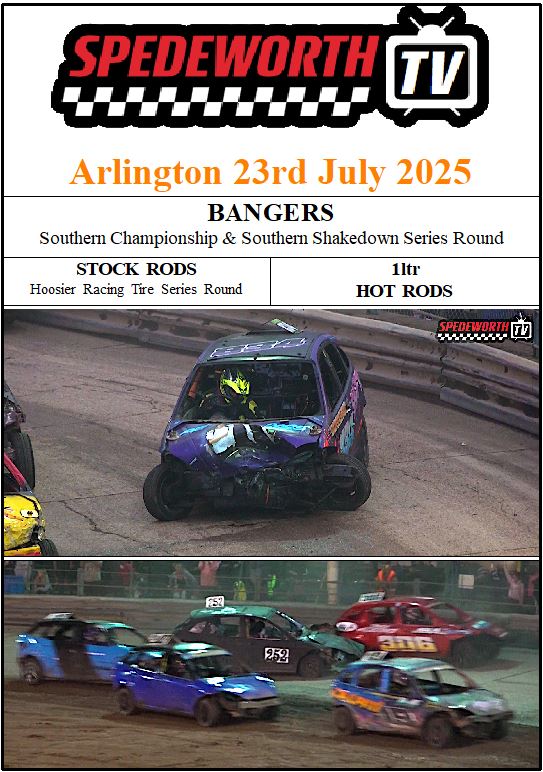 Arlington 23rd July 2025 Bangers Southern Championship